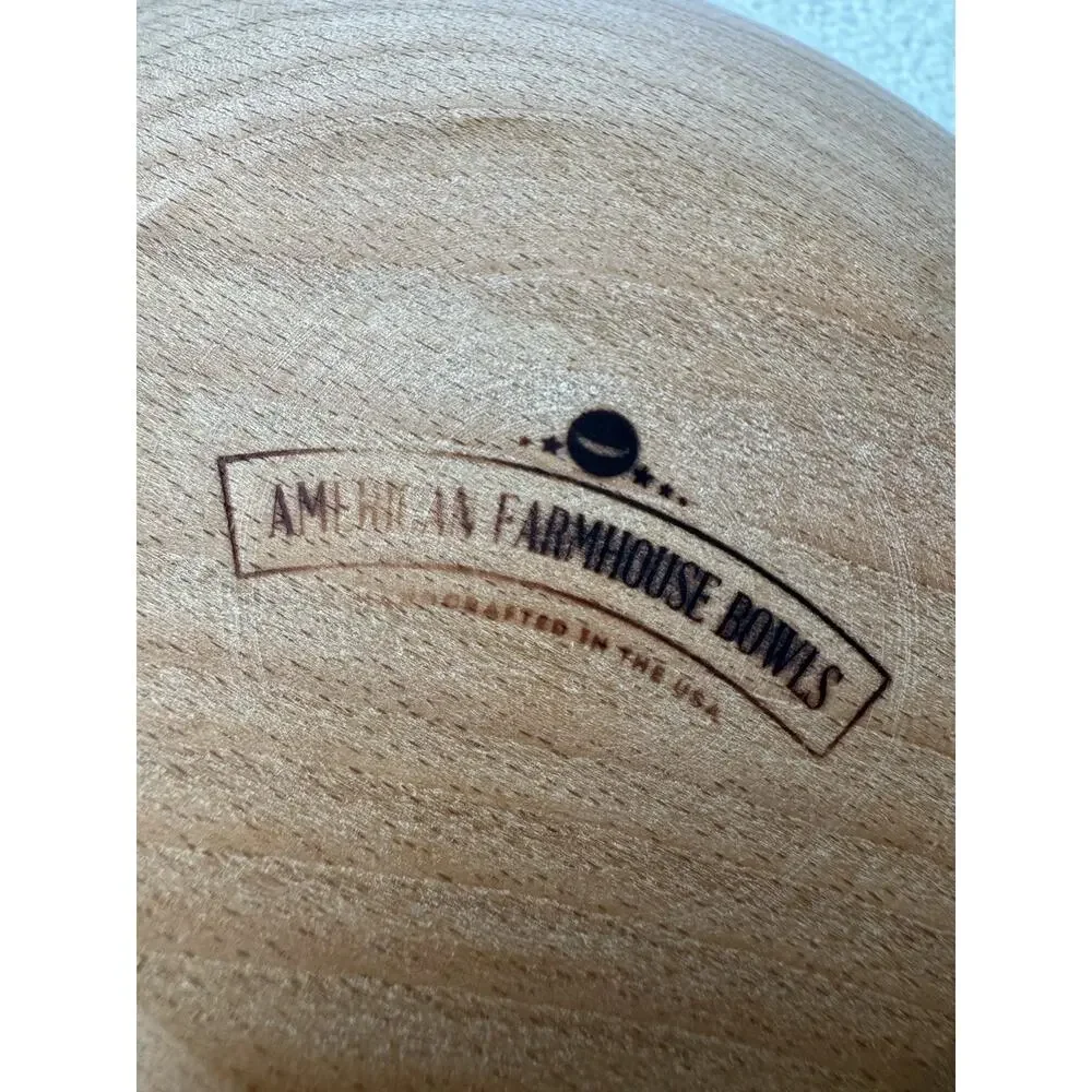 American Farmhouse Bowls hand turned